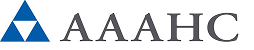 Aaahc-logo 1 | Akron Digestive Health Aaahc logo: blue geometric emblem followed by the letters aaahc