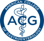 Acg-logo | Akron Digestive Health Logo of the american college of gastroenterology: a blue crest with the acg initials and the organization's name around the edge.